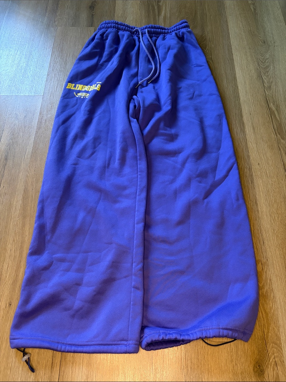 SHEIN Yellow and Purple Raglan Crewneck And Sweatpants - Picture 2 of 5